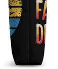 Side view of Paddler Tote Bag For Dragon Boat Racing And Dragonboating Gear Unisex Crew Essentials with colorful design