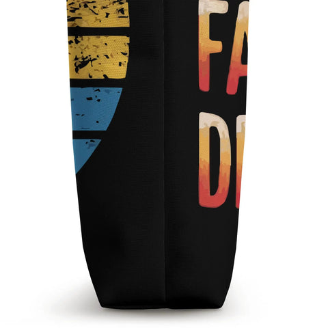 Side view of Paddler Tote Bag For Dragon Boat Racing And Dragonboating Gear Unisex Crew Essentials with colorful design