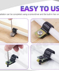 Go To DIY Cable Clamp And Hardware Kit With 161 Piece Bundle Including 64 Vinyl Coated Cable Clamps In 5mm To 25mm Range And One Quarter Inch Hole Plus 95 Hex Screws Nuts Self Drilling Screws And Rubber Cushioned Clips For Pipes And Wires installation guide
