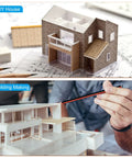 Construction of architectural models using ABS Plastic Round Rod 35mm X 200mm White For DIY Models And Architectural Model Making Sand Table Projects