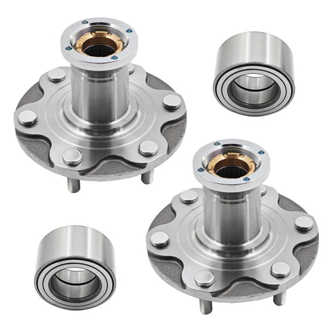 Front Wheel Bearing And Hub Assembly Kit For Toyota Tacoma 1995 2004 4WD With 2.4L 2.7L And 3.4L Engines Replacement Fits 43502-35160