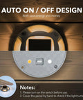 Auto on/off design of 8 Pack Solar Driveway Lights Outdoor With Dual Color Modes Warm White And Cool White Waterproof LED Marker Lights