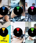 Door Sign For Office With 6 Inch Privacy Indicator And 6 Color States Do Not Disturb Come In Welcome Out Of Office In A Meeting Back Soon