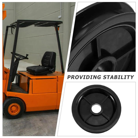 Heavy Duty Forklift Mast Guide Pulley Wheel Built Tough For Heavy Lifting Single Slot Nylon Bearing Design With 27mm Or 20mm Inner Bore For Rock Solid Daily Warehouse Ops