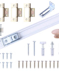 36 Inch Bifold Door Hardware Kit With One Piece Track Includes Tools For Quick Closet Door Repair And Replacement Heavy Duty