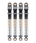 51mm Long Travel Shocks For Axial AX24 SCX24 RC Crawler Upgrade Double Barrel Threaded Dampers CNC Machined Aluminum Bodies
