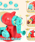 3 In 1 Color Dough Kitchen Creations Set With Ice Cream Maker Spaghetti And Burger Tools Art Craft Food Modeling Toys Noodle Maker Instructions