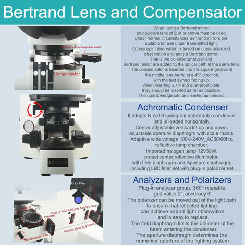 Beast Of A 193X Through 1935X Trinocular Polarizing Metallurgical Microscope For Observing And Analyzing Mineral And Rock Crystals With HDMI LAN And USB 3.0 Output That Lets You Plug Direct To Monitor Or PC, with Bertrand lens and condenser
