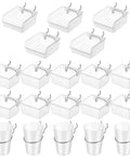 20 Piece Pegboard Organizer Set With Bins Cups Hooks And Loops For Garage Workshop Workbench And Office Pro Grade Clear Pegboard Storage