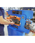 12 Inch Sheet Metal Brake for Ironworker Central Workstation Delivers Up To 26 Ton Maximum Force Heavy Duty 90 Degree