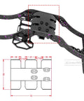 Front Mounted Transmission LCG Carbon Fiber Chassis Kit For 1/10 RC Crawlers SCX10 SCX10 II Capra 1.9 UTB And Other DIY Builds Beefed Up