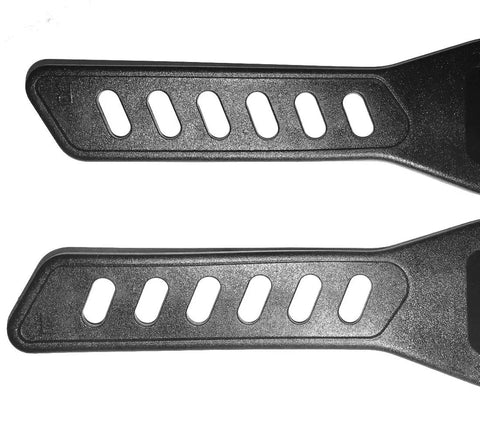 Pair Left And Right Universal Long Pedal Straps For Stationary Bikes, Heavy Duty Adjustable Aftermarket Straps That Fit Most Bike Pedals