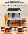 P1 5W Laser Engraver For Beginners, Unibody Enclosed Laser Cutter With 10000 MM Per Minute Speed shown on workbench