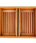 Top Frame Bee Feeder With Floats For Beekeeping 10 Frame Hive Top Feeder With Beeswax Dipped Wood Rugged Beekeeping Feeding Tool