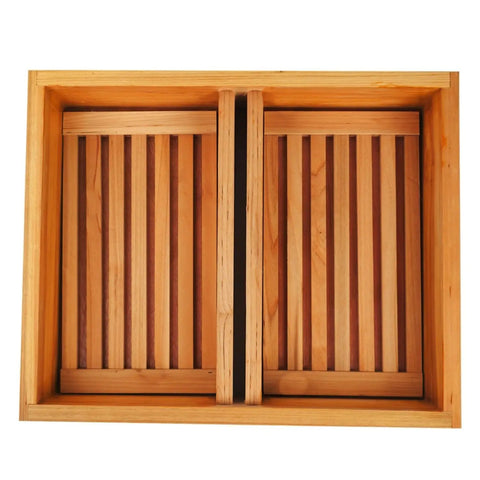 Top Frame Bee Feeder With Floats For Beekeeping 10 Frame Hive Top Feeder With Beeswax Dipped Wood Rugged Beekeeping Feeding Tool