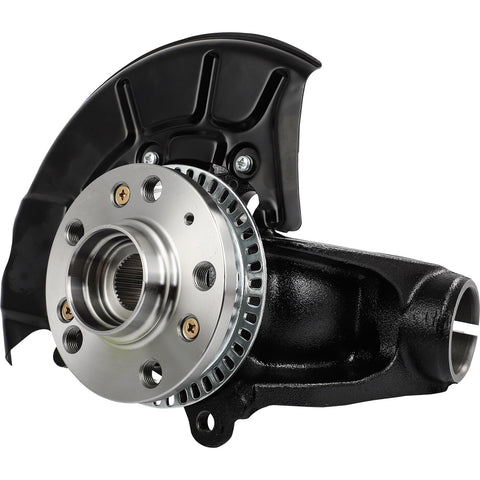 Front Left And Right Steering Knuckle And Wheel Hub Bearing Assembly Kit For Volkswagen Beetle 1999 To 2010 Golf 2000 To 2006 Jetta