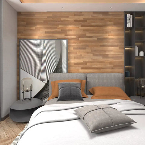Wood Grain Peel And Stick Wallpaper For Cabinets And Counters Self Adhesive Removable Contact Paper Faux Wood Paneling 78.7 Inches