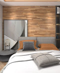 Wood Peel And Stick Wallpaper For Cabinets And Countertops Self Adhesive Removable Faux Wood Planks in modern bedroom decor