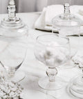 Set Of 3 Clear Glass Apothecary Jars With Lids For Candy Buffets And Home Decor Tall 10 Inch And Two 9 Inch Jars With 4.5 Inch Openings