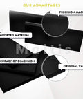 Pro-Grade Carbon Vacuum Vane Set For KDT And KVT Vacuum Pumps, 4 Piece Replacement, OEM Quality German Materials
