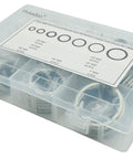 Oil Washer And Gasket Kit 160Pcs With Seven Sizes Dowty Self Centered Bonded Seal Washers In Plastic Box