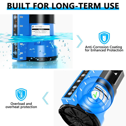 Three Quarter HP Auto Submersible Sump Pump 2400 GPH Thermoplastic Portable Water Pump submerged showing protection features