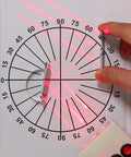 Top Shelf Optics Lens And Prism Set For School Physics Labs Featuring Concave Convex Lenses Plane Mirror Pinhole Rig And Light Pen For Dope Student STEM Experiments displaying laser beams through prisms on a protractor.