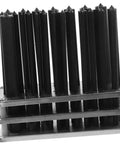 Ergonomic Transfer Punch Set 28 Pieces For Mechanics with Positioning Punches in steel tool organizer, smooth surface visible.