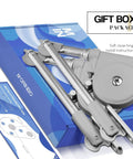Lid Stay Soft Close 105 Degree Open For Toy Boxes And Upward Top Opening Flap Doors Easy Install Kit Heavy Duty Lid Support For Cabinets Pack Of 2 Includes Installation Card in gift box packaging