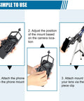 Tutorial on using the universal phone adapter with the 1.25 Inch Telescope Eyepiece Eight Millimeter To Twenty Four Millimeter Zoom