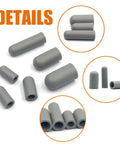 80 Piece Rubber Vacuum Cap Set For Cars And Machinery End Plugs Kit For Carburetors And Manifolds Keeps Hoses Sealed Gray