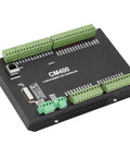 4 Axes CNC Controller Board High Performance Aluminum Motion Card With 1MHz Pulse Frequency, angled view showing connectors