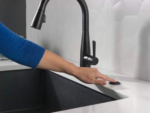 Matte Black Air Switch Kit For Disposal Easy Mount Button For Garbage Disposal Under Sink Or Countertop Plug In Switch With Second Outlet