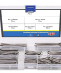 Two Piece Split Pins Kit Pro Grade Stainless Steel 304 U Pins For Mechanics And Cars Hairpin Split Cotter Pin Set