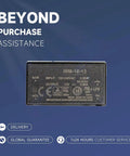 Rock Solid Plug and Play PCB Mount AC DC Power Supply 12V 0.85A 10.2W Universal Input 85 to 305VAC back view showing input and output specifications.