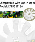 Beefed Up Heavy Duty Transmission Cooling Fan For John Deere LT155 LT166 And Sabre 1338G 1438GS 1438HS 1538H 1538GS 1538HS