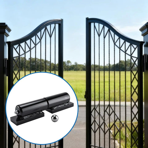 Beefy 7 Inch Barrel Gate Hinges Weld On Set Heavy Duty For Swing Gates And Trailer Ramps Matte Black 6 Pack 900 Lb Capacity