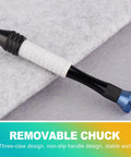 Removable chuck from 26 Pcs Pin Vise Hand Drill Set for Jewelry Making and DIY Projects, resting on a surface.