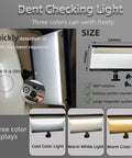 Dent checking light from 190 Piece Auto Body Dent Repair Tools Kit For Car Dings Repair And Paintless Bodywork Dent Pulling