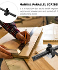 Manual Parallel Scriber, a durable tool from Dead On Precision Carpentry Scriber Mortise Marking Gauge for woodworking layouts.
