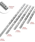 Side Mount Ball Bearing Drawer Rails Built Tough Heavy Duty Telescopic Slides For Smooth Quiet Opening Detachable Snap On Design Fits 7 To 16 Inch Drawers Steel Furniture Hardware Fittings in various lengths shown