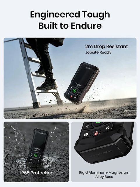 Pro Grade Heavy Duty Green Laser Distance Tool With Smooth 8X Digital Zoom Camera And Right On Precision Lockup For No Sweat Outdoor Layouts And Hassle Free Renovations