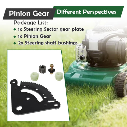 Steering Sector Pinion Gear With Bushings Replacement For D130 D140 D150 D160 D170 Tractors Heavy Duty Gear Set