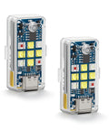 Night Flight Strobe Drone Light with Anti Collision Led FAA Compliant High Visibility Flash 2 Pack showing LED array