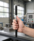 Manual Wax Pump For Wax Pot And Injector Machines in a hand, showing iron and rubber build, ideal for jeweler tools