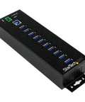 Rock Solid 10 Port USB 3.0 Hub With 5Gbps Speed And 65W Power Beast Features Heavy Duty Metal Casing ESD Surge Protection.