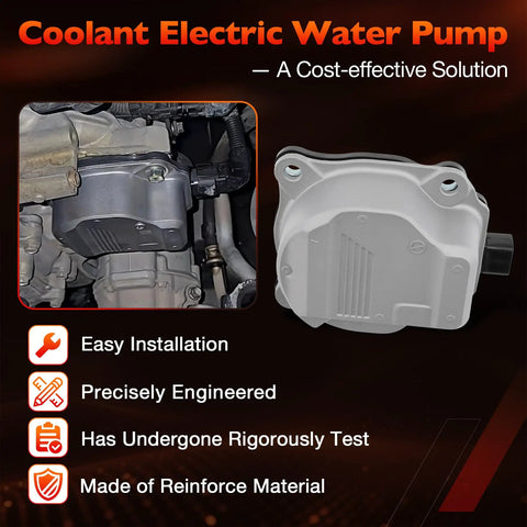 Reliable Coolant Electric Water Pump For 2018 2022 Toyota Camry RAV4 Avalon Hybrid Lexus ES300H 2 5L Oe 16032 25010 mounted in vehicle engine compartment.