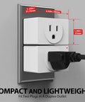 Wireless Remote Control Outlet Plug Indoor Battery Operated On Off Light Switch For Outlets And Fans No Wiring Needed