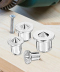 Pro Grade Stainless Steel Dowel Pin Set For Woodworking Alignment And Center Transfer Portable Doweling Locator