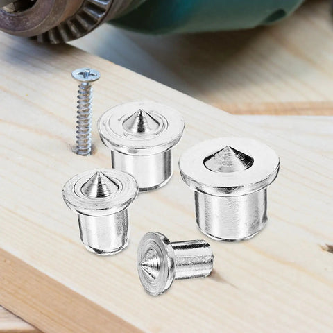 Pro Grade Stainless Steel Dowel Pin Set For Woodworking Alignment And Center Transfer Portable Doweling Locator